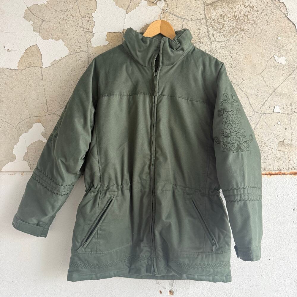 Cabelas Parka Goose Down Jacket Embroidered Winter Coat Womens S Outdoors Winter